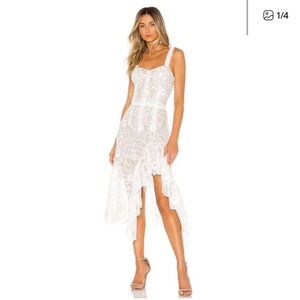 Bronx and Banco Tiffany Blanc Lace Dress